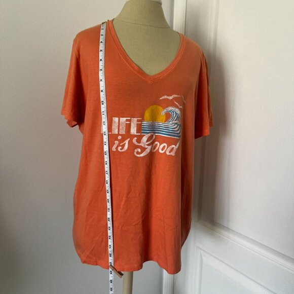 Life is Good T-Shirt - Women Sz XL - Picture 1 of 5